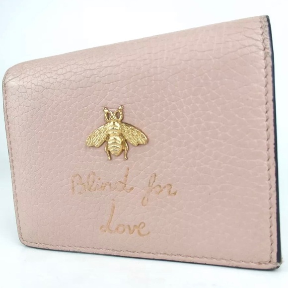 GUCCI Animalier Bee Blind for Love Leather Compact Wallet 🐝❤️‍🔥 - Picture 8 of 17